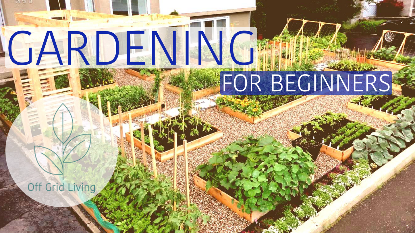 THE YEAR ROUND GARDENING PLAN - Off Grid Living for Beginners